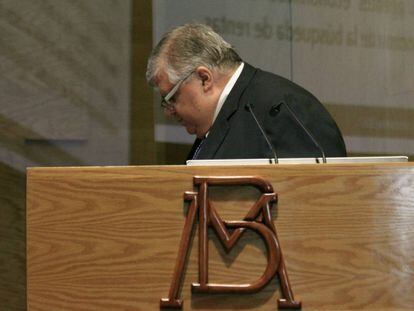 El gobernador del Banco de M&eacute;xico, Agust&iacute;n Carstens, este mi&eacute;rcoles.