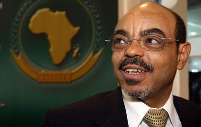 El primer ministro et&iacute;ope, Meles Zenawi, en junio de 2008.