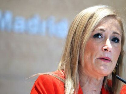 La presidenta de la Comunitat de Madrid, Cristina Cifuentes.