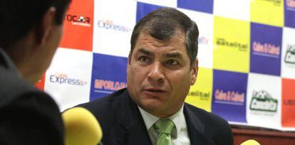 El presidente ecuatoriano, Rafael Correa, el 17 de agosto de 2012.