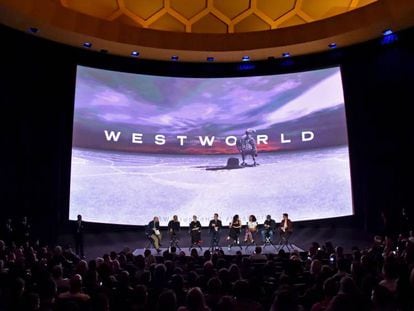 Presentación el pasado martes en Hollywood de la segunda temporada de ‘Westworld’.  