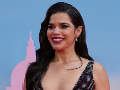 America Ferrera attends the European premiere of "Barbie" in London, Britain July 12, 2023. REUTERS/Maja Smiejkowska