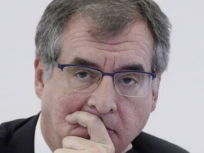 GRA207 MADRID, 05/05/2017.- El consejero delegado del Banco Popular, Ignacio S&aacute;nchez-Asia&iacute;n