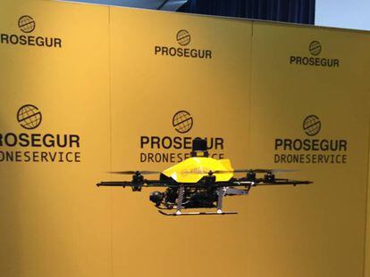 Prosegur prueba un servicio con drones.