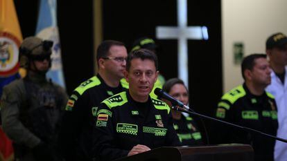 El general de la Policía de Colombia, Henry Sanabria, en Bogotá, el 16 de enero de 2023.