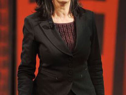 La presidenta de la Cámara baja italiana, en un programa de televisión en 2013 en Milán.