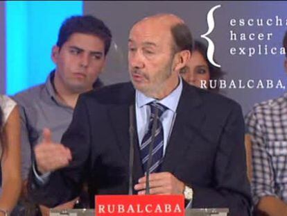 Rubalcaba exige a Rajoy que aclare los 3,5 millones de empleos