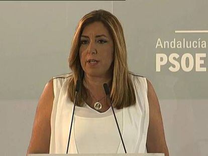 Susana Díaz rechaza el calendario propuesto por Pedro Sánchez