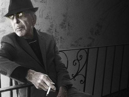 Leonard Cohen, en la portada de su nuevo disco, 'You want it darker'.