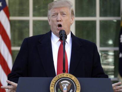 Trump anuncia un acuerdo provisional para reabrir la Administración federal EE UU