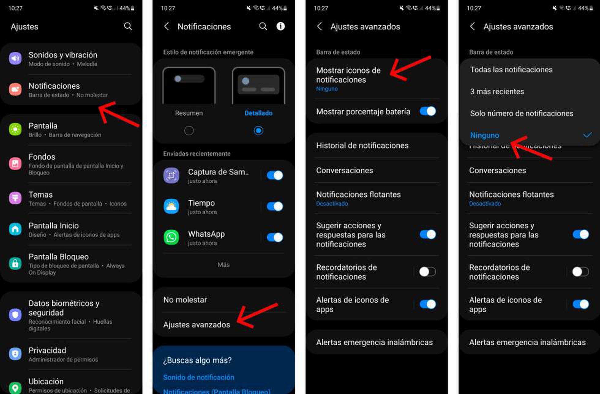 C mo desactivar los molestos iconos de notificaciones que aparecen