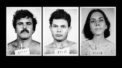 Images of people tortured and identified by the Brazilian dictatorial regime of 1969 gathered in the film 'Portraits of Identification', by Anita Leandro (2014).