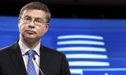 Valdis Dombrovskis, vicepresidente de la UE y comisario de Comercio.