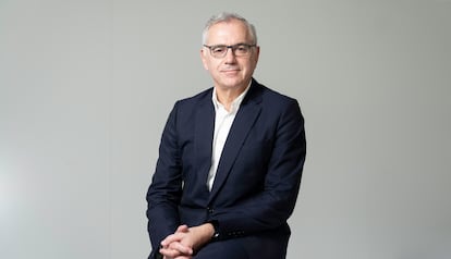 Marc Puig, presidente de Puig, fotografiado en su despacho.
