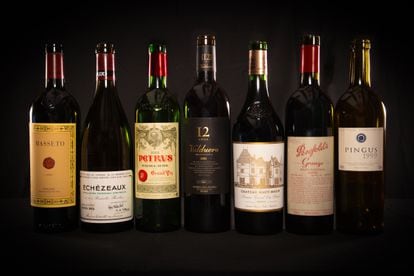 Valduero 12 años 2001 (en el centro de la imagen) fue elegido segundo de los siete mejores vinos del mundo, tras Château Haut-Brion, según la revista 'Fine'.