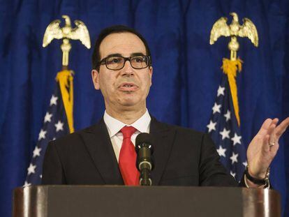 El secretario del Tesoro de EE UU, Steve Mnuchin.