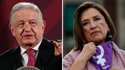 Andrés Manuel López Obrador y Xóchitl Gálvez.
