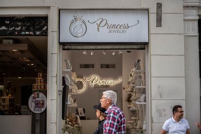 Una joyería en Gran Vía 63.