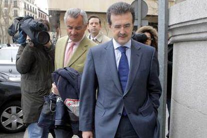 José Luis Ulibarri, tras declarar ante el juez Garzón el 4 de marzo de 2009.