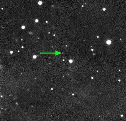 Imagen del planeta enano tomada por el telescopio japonés Subaru, en Hawai.