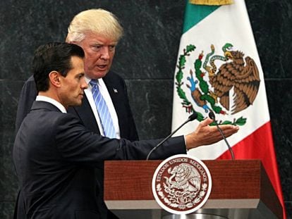 El d&iacute;a que Pe&ntilde;a Nieto recibi&oacute; a Trump.