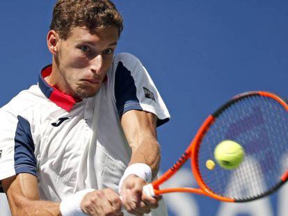 Pablo Carreño, en el partido de cuartos ante Schwartzman.