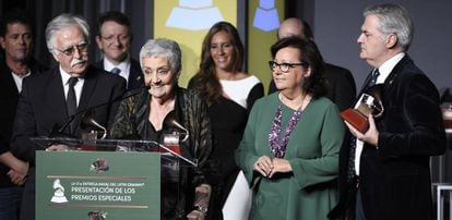 El Consoprcio recoge su premio en el hotel Four Seasons, de Las Vegas.