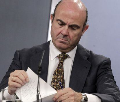 El ministro de Economía, Luis de Guindos. EFE/Archivo