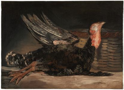 'A Dead Turkey', a painting by Francisco de Goya preserved in the Prado Museum.