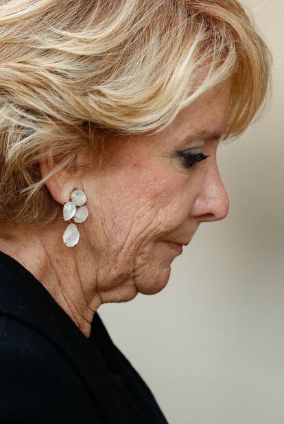 La expresidenta de la Comunidad de Madrid Esperanza Aguirre.
