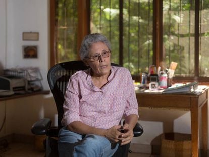 La exguerrillera e historiadora nicaragüense Dora María Téllez, en Managua. 