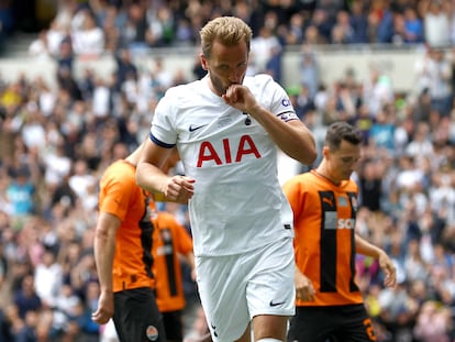 Harry Kane durante un amistoso de pretemporada entre el Tottenham y el Shakhtar.