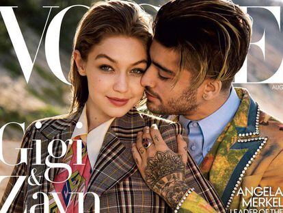 Gigi Hadid y Zayn Malik, en la portada de &#039;Vogue USA&#039;.