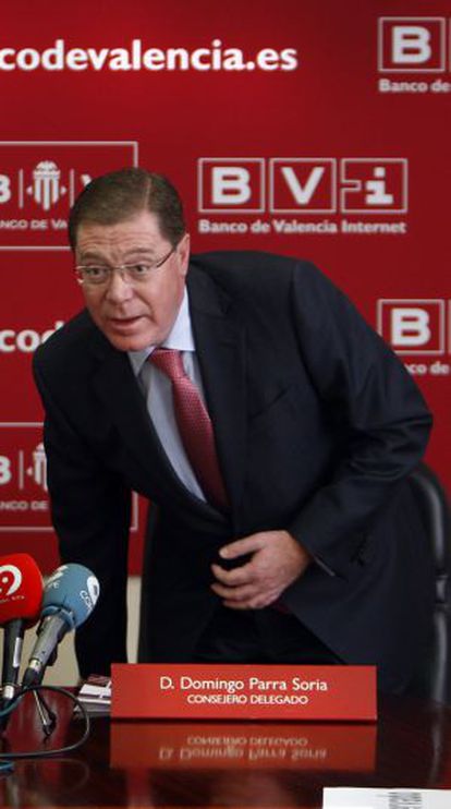 Domingo Parra, exconsejero delegado del Banco de Valencia.