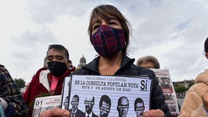 Una ciudadana de Toluca promueve la consulta popular para enjuiciar a los expresidentes mexicanos.
