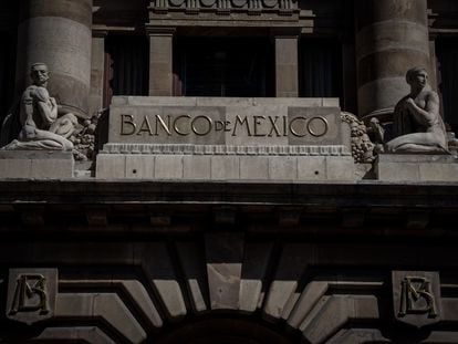 Sede del Banco de México, en la capital.