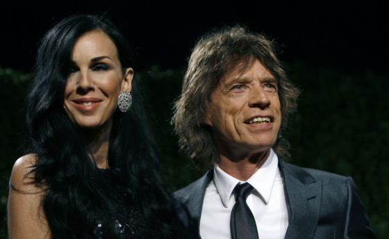 L’Wren Scott y Mick Jagger, en una imagen de 2009.