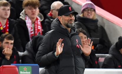 Jürgen Klopp, durante el partido contra el Madrid.