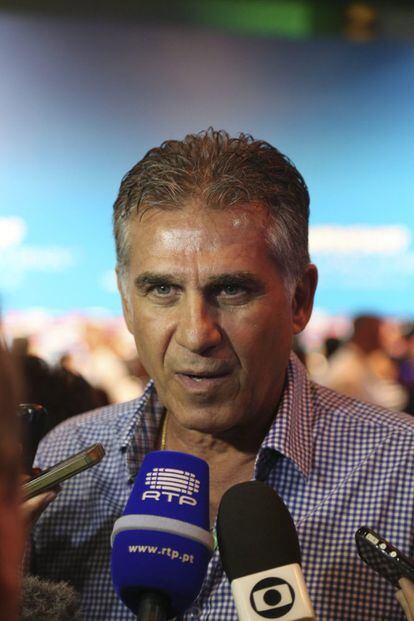 El técnico de Irán, el portugués Carlos Queiroz.