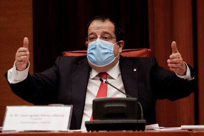 El consejero de Interior, Joan Ignasi Elena