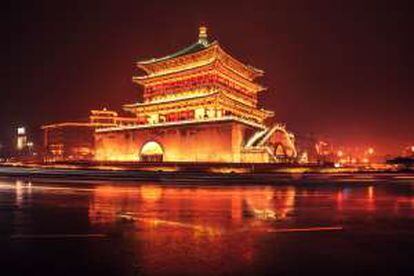 La Torre del Tambor, en Xian.