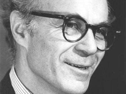 Lawrence R. Klein, premio Nobel de Econom&iacute;a, en 1981.