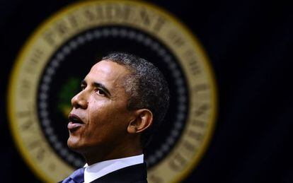 El presidente Obama durante un evento en Washington.