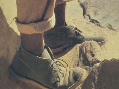 Una imagen del archivo histórico de Clarks que muestra su célebre Desert Boot.
