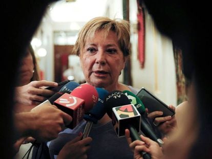 Celia Villalobos, presidenta de la comisión del Pacto de Toledo.