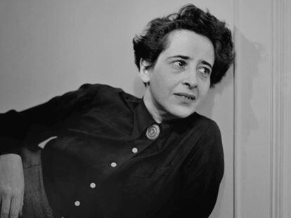 Hannah Arendt, en un retrato tomado en 1949.