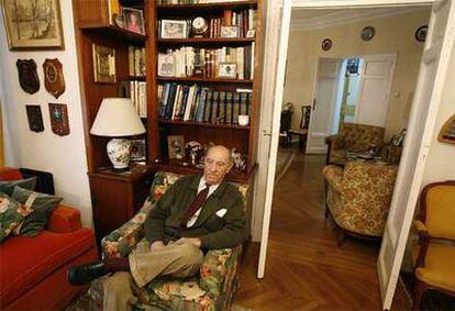 Pablo Ruiz de Azcárate, de 80 años, tiene hipotecado su piso del barrio de Salamanca (Madrid).