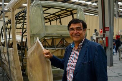 José Faustino Quince, presidente y consejero delegado de la compañía, en la fábrica de Noreña.