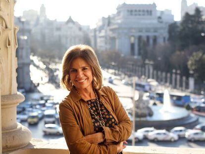 Ana Botella, el martes pasado, en el Palacio de Cibeles. 