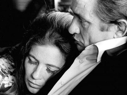 Johnny Cahs y June Carter.